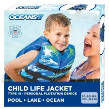 U Scoast Guard Approved Infantchildyouth Life Jacket Vest “ Sizes For 890 Lbs. “