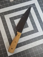 Old Homestead Stainless Full Tang Chef's Knife 8" Blade Japan Cutlery GUC K3