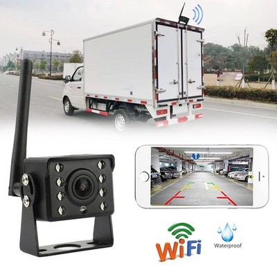WiFi Wireless Car Truck RV Trailer Rear View Backup Camera CCTV For iOS USA