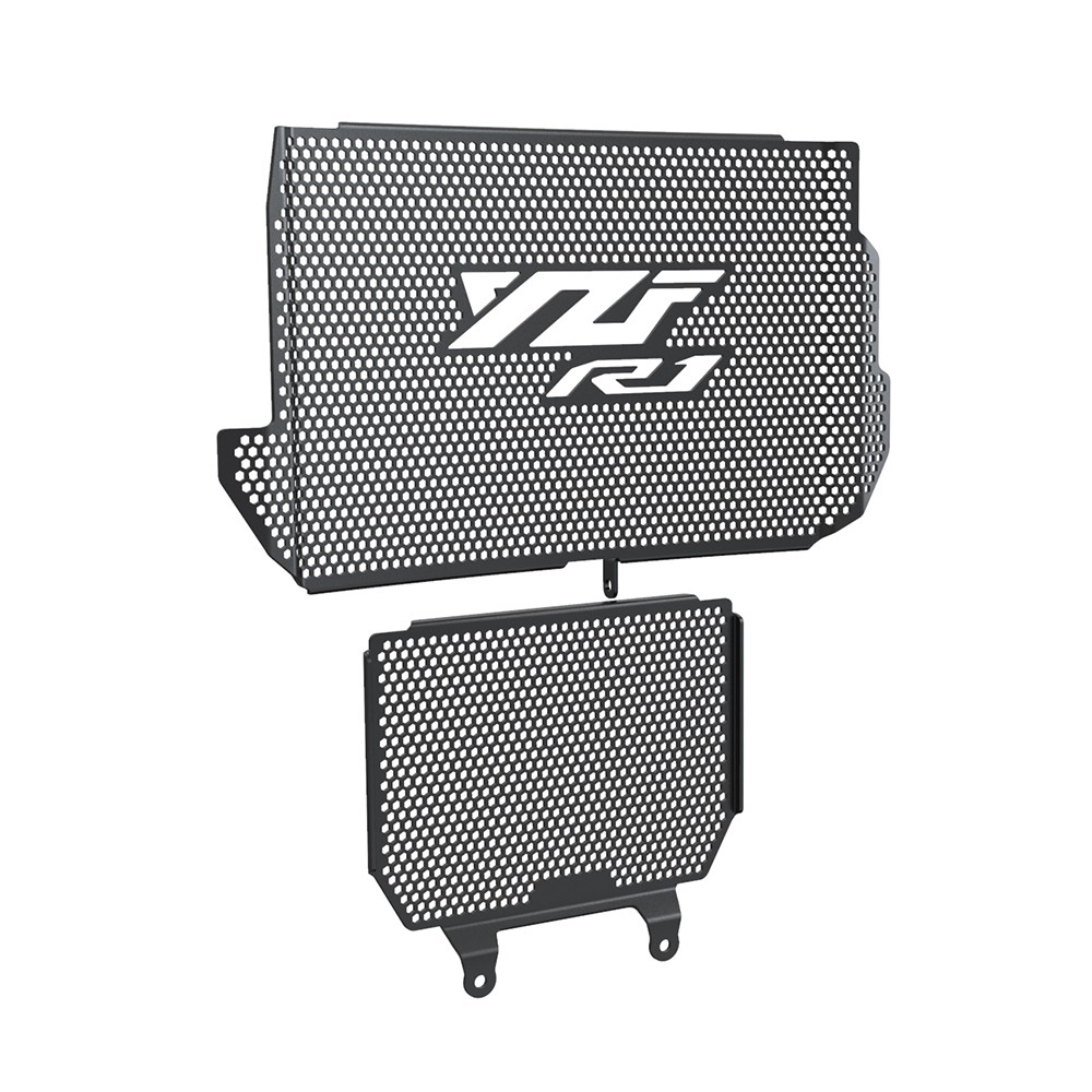 Radiator Grille Guard Cover Oil Cooler Set Protector For Yamaha YZF R1 2015-2024
