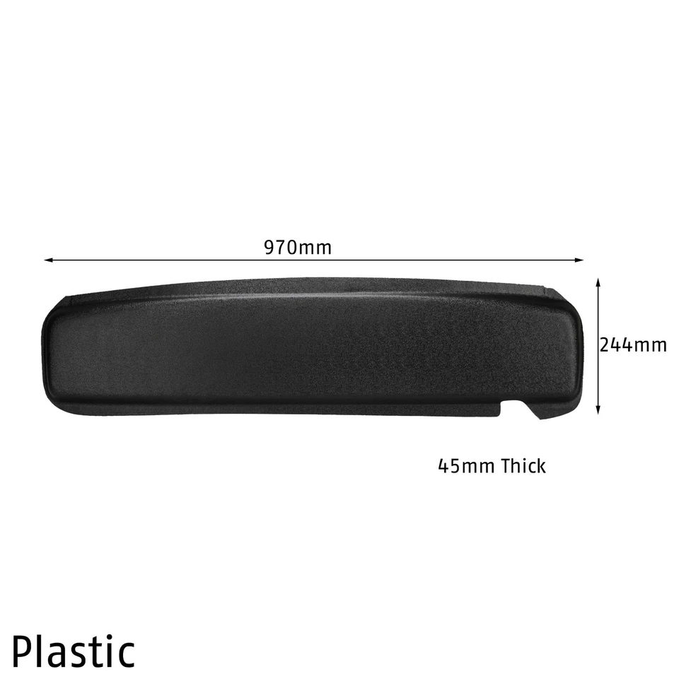 Cubierta de cableado de tablero Volkswagen Beetle 1955-1967 panel negro de plástico ABS Foto 2 de 2