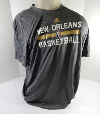 2015-16 New Orleans Pelicans Team Issued Grey Training Shirt 3XL DP52507