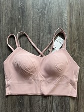 Lululemon Like a Cloud Ribbed Longline Bra, B/C Cup, PKHZ, NWT, Size 10
