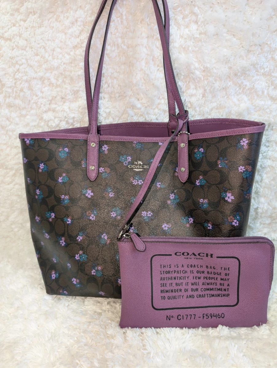 Coach Tote Purple Bags & Handbags for Women for sale | eBay