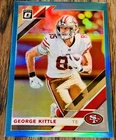 2019 Donruss Optic Football Aqua George Kittle #86