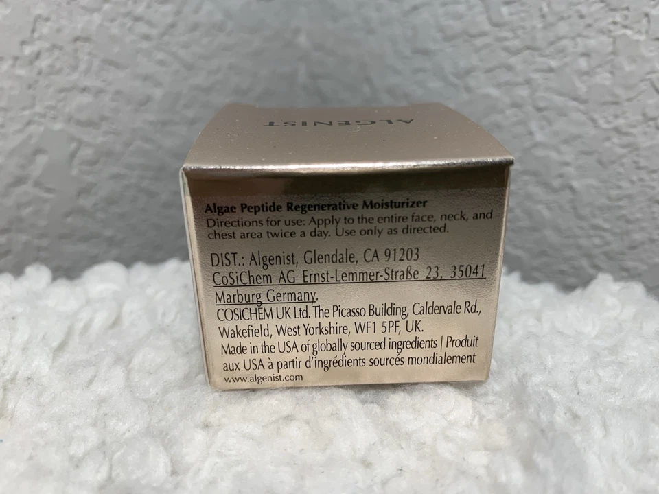(3-Pack) ALGENIST Algae Peptide Regenerative Moisturizer 0.34oz- New In Box- - Image 4 of 4