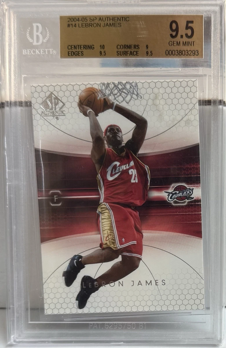 LeBron James Beckett Grading Services (BGS) Original Grade 9.5