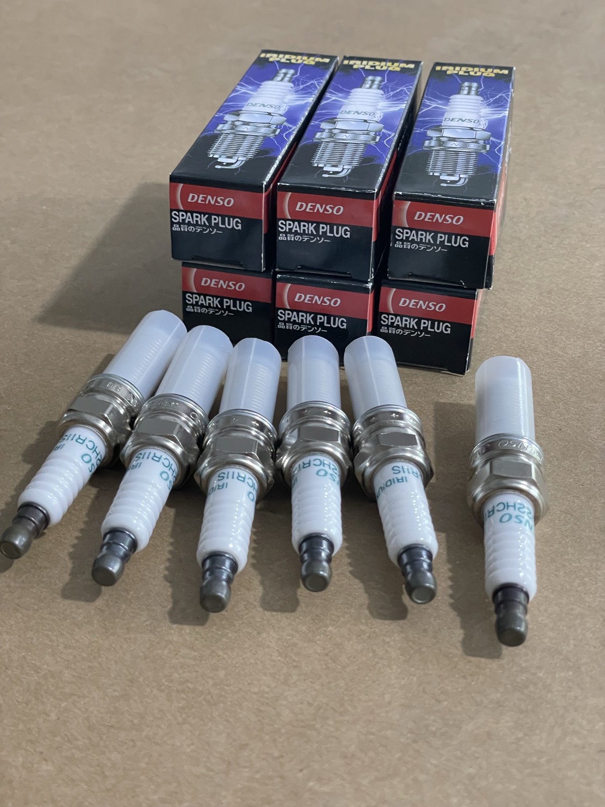 6PCS OEM DENSO 3461 Spark Plugs for 2010-2013  Acura MDX 3.7L V6