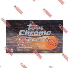 1997-98 TOPPS CHROME BASKETBALL FACTORY HOBBY BOX (brand new sealed)