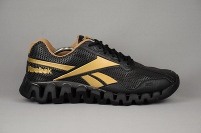 Reebok ZigTech Energy Men's Running Shoes Sneakers Black Gold US 10/EU 43/UK 9