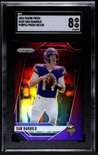 2024 Panini Prizm Sam Darnold Purple Prizm /125 - Pro Bowler QB!