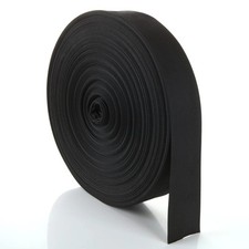 ZOEYES 2 Inch Heavy Duty Nylon Webbing 50 Yards Black Strapping Webbing, Flat...
