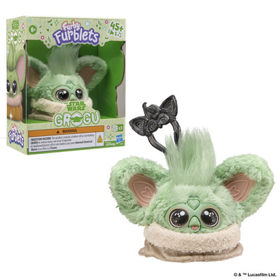 Furby Furblets STAR WARS  Grogu 3'' Mini Electronic Plush Toy