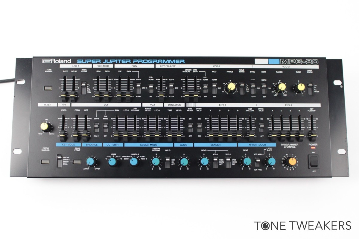 Roland MPG-80 Super Jupiter Programmer mks-80 Knob Box midi