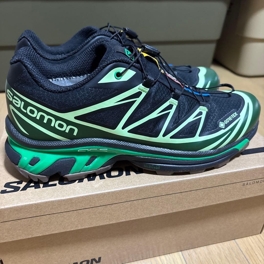 Salomon XT-6 Gore-Tex Sneakers 26cm Black/Green Mint Boxed | eBay