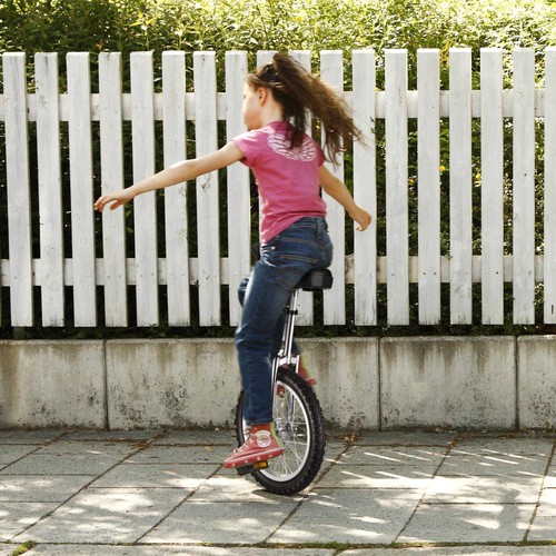 16 In Wheel Unicycle Skidproof Mountain Tire Cycling Sports Exercise Silver - Picture 8 of 9