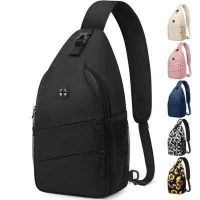 Pritent Crossbody Bags for Women Men Trendy Sling Bag Bakpack Casual Chest Bag w