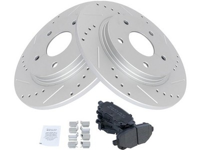Rear DIY Solutions Brake Pad and Rotor Kit fits Ram C/V 2012 52PWGY