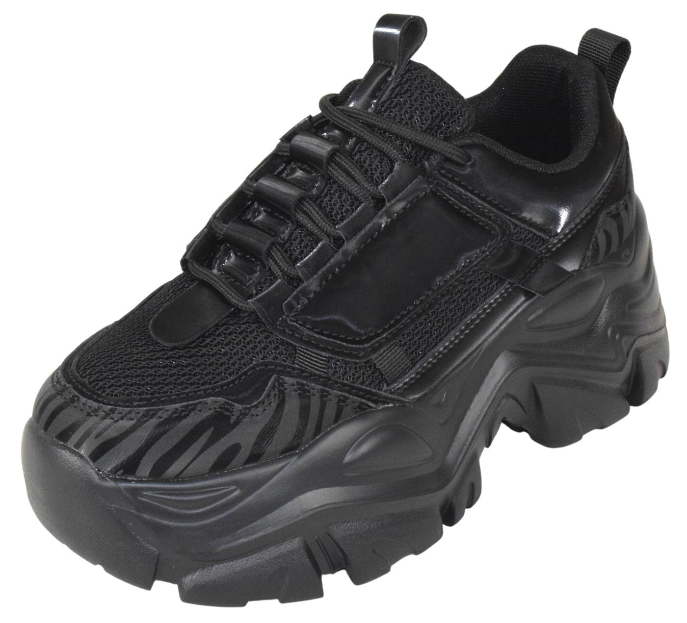 Trainers Thick Sole Walking Blair02 Black