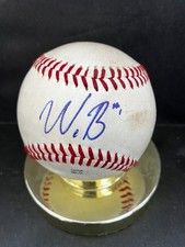 WERNER BLAKELY SIGNED GAME USED MLB BASEBALL TRI CITY DUST DEVILS/ LA ANGELS