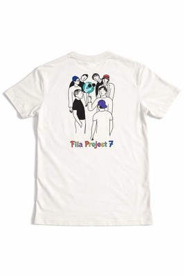 BTS X Korean FILA Project 7 Back to Nature  T-Shirts Men's Small K-Pop Authentic