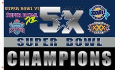 Custom Football Team Champion Memorable Flag 90x150cm 3x5ft Cowboys Best Banner