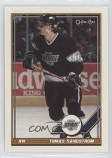 1991-92 O-Pee-Chee Tomas Sandstrom #173 0c4