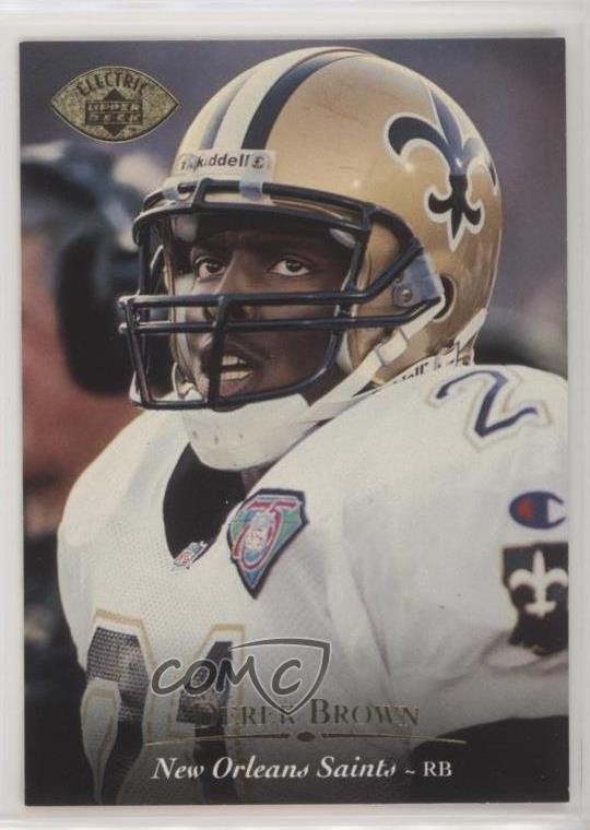 1995 Upper Deck Electric Gold Derek Brown #41 0c6