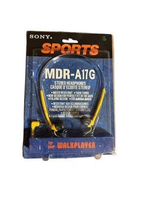 Sony Sports Walkman Headphones MDR-A17G w/ Original Packaging