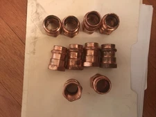 Lot Of 10 NIBCO Mueller Streamline 3/4"Female Threaded NPT Copper Adapter Press
