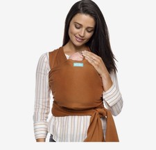 Moby Classic Wrap Baby Carrier Caramel Baby Wearing Hands-Free Postpartum