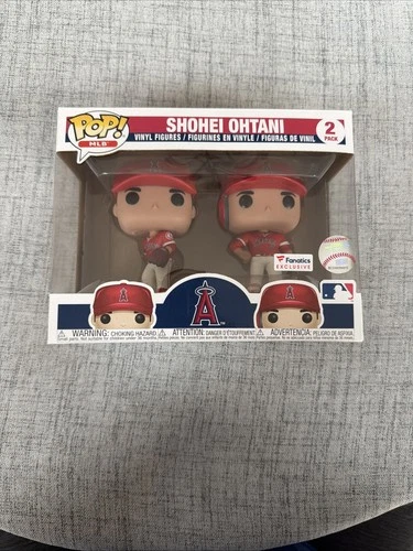 Funko Pop! MLB Shohei Ohtani Los Angeles Angels 2-Pack Fanatics Exclusive RED
