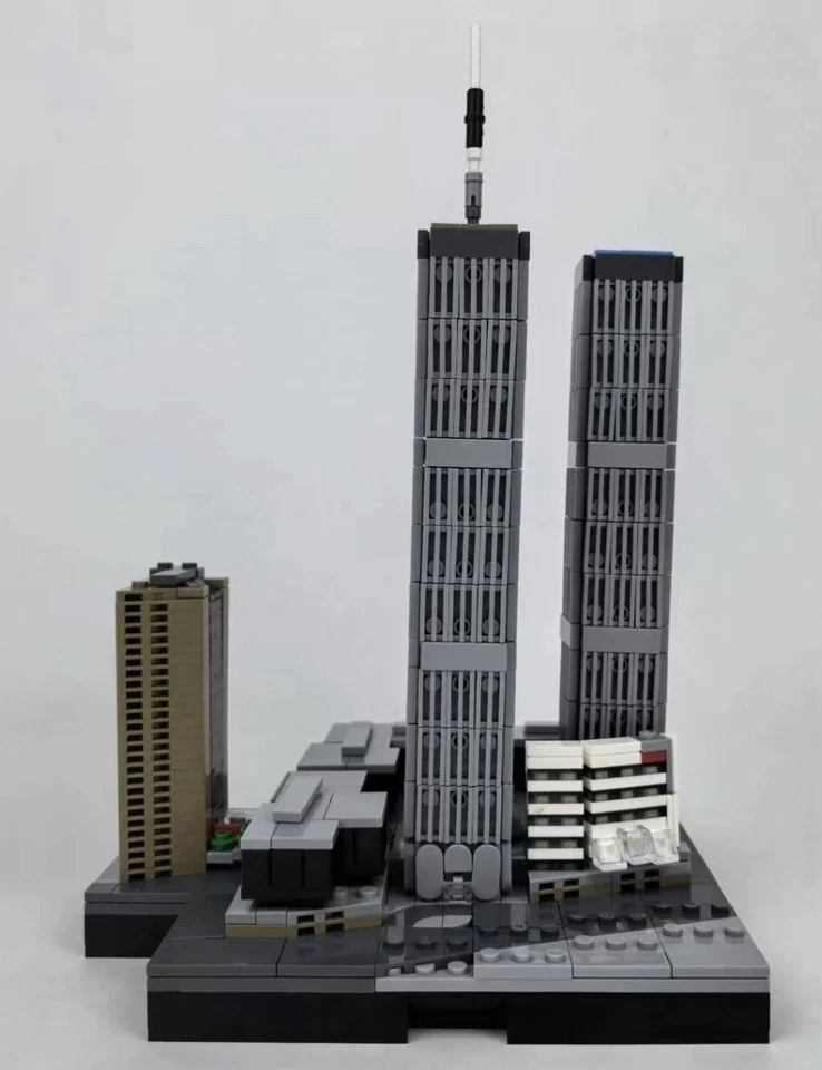 世界贸易中心积木套装 - 双塔建筑玩具 MOC 173724 — 第 2/4 张图片