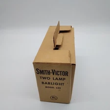 Vintage Smith-Victor L20 Two Lamp Movie Photographic Studio Barlight Photo Light