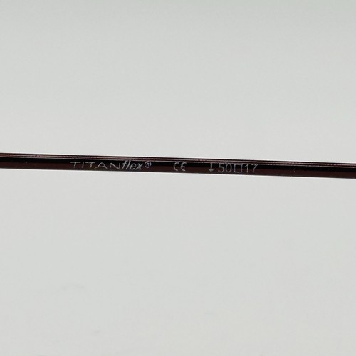 Eschenbach Eyeglasses For Women And Men Square Red Crush TITANFLEX 3482 50 New - Picture 11 of 12