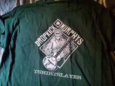 Dropkick Murphys punk band shirt, reprinted forest green shirt, men women QT128