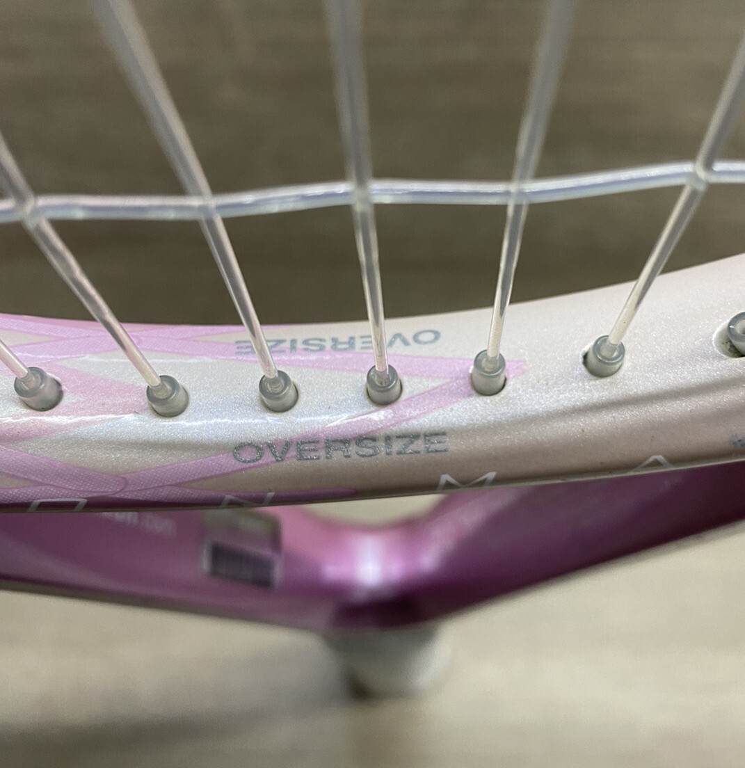Wilson Hammer 7 H7 Tennis Racquet Grip 4 1/8 Pink White | eBay
