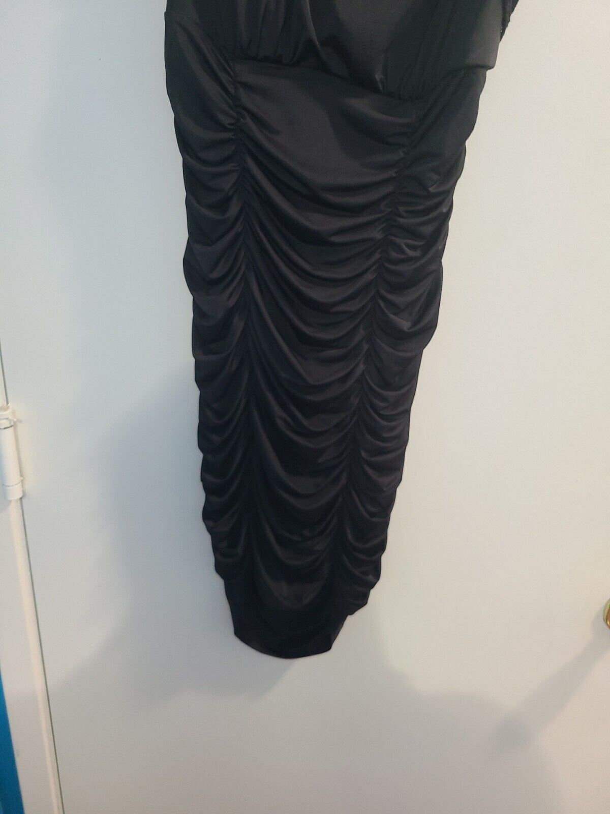 NWT Black Medium Semi-formal Dress With Lace At T… - image 11