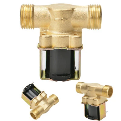 MARKENLOS G 1/2" DC 12V Magnetventil Elektrisch Wasserventil N/C Wasser Einlass Ventil DE