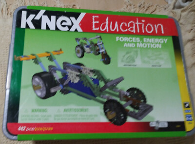 K'NEX Education #78790 Forces, Energy & Motion KNEX Kit In Hard Storage Box 