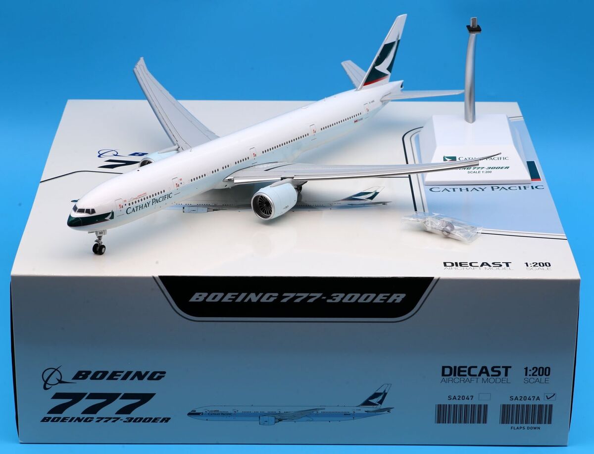 JC Wings 1:200 Cathay Pacific B777-300ER Diecast Aircraft JC Wings 1:200 Cathay Pacific B777-300ER Diecast Aircraft