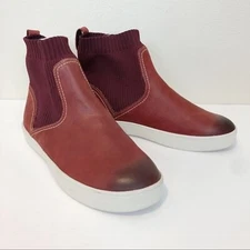 Spenco High Top Sneaker Orthotic Stretch Knit Top Comfort Walking Pull On