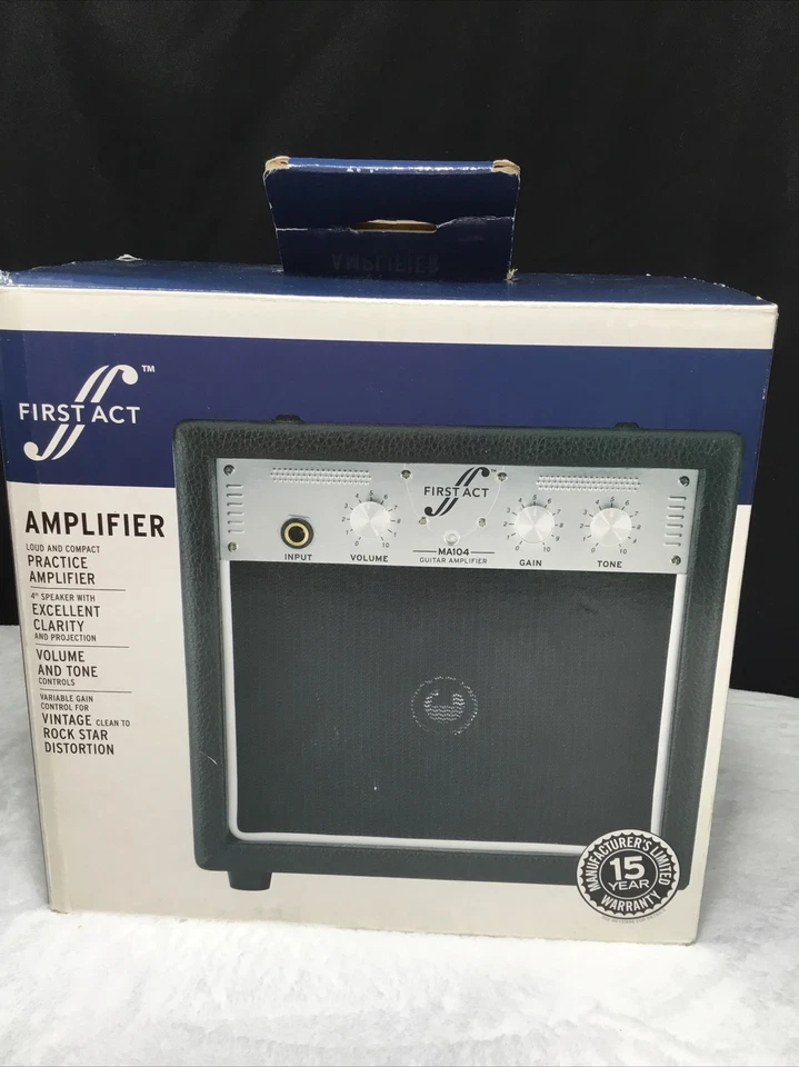 2006 First Act Amplifier Loud and Compact w/ Input Jack Tone + Volume Controls - Image 4 of 4