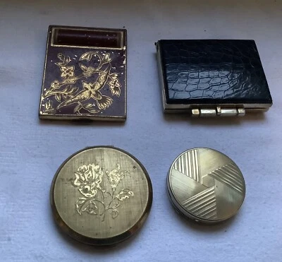 LOT DE 4 ANCIENS POUDRIERS À Restaurer,occasion,B - Photo 1/4