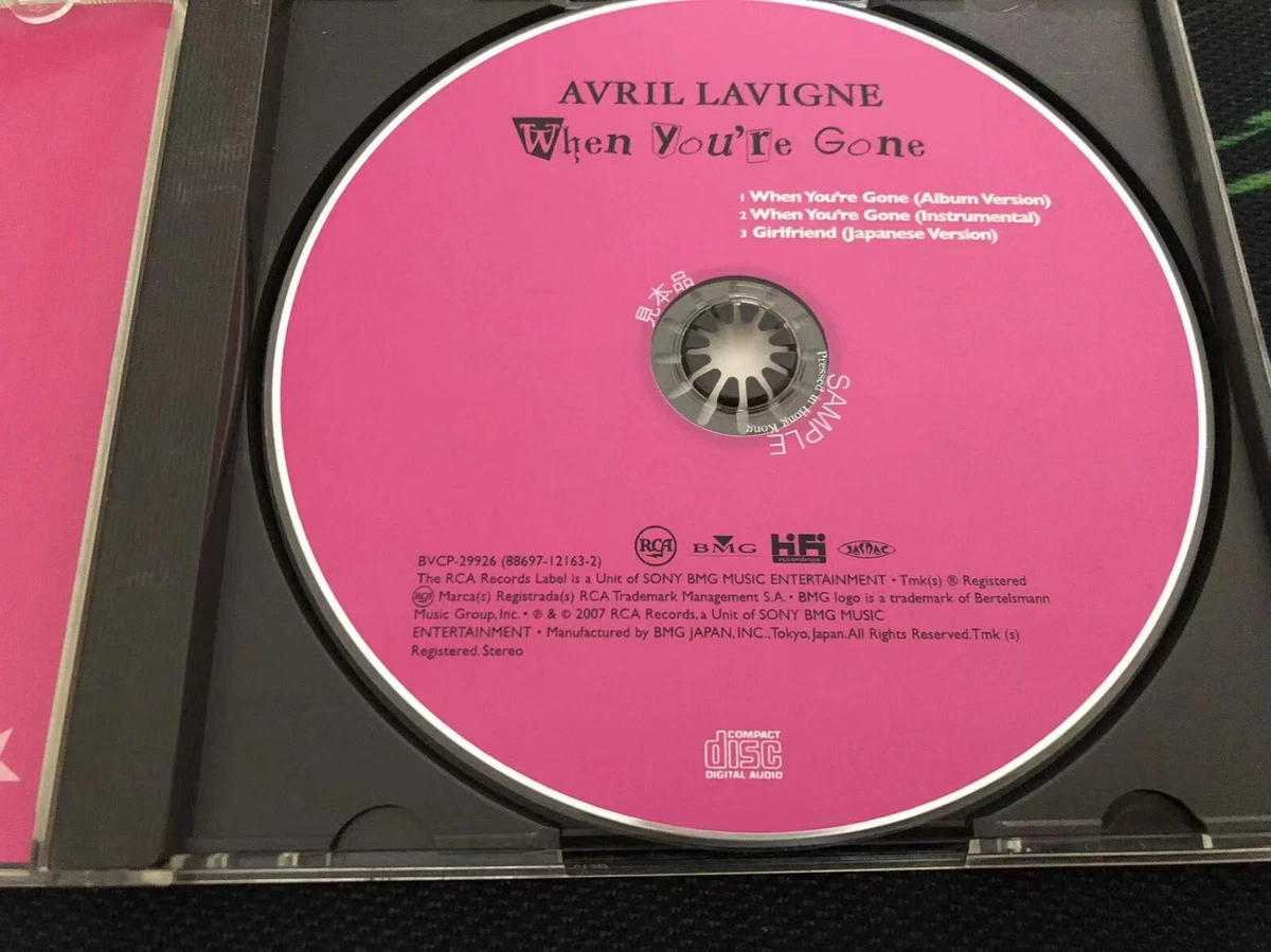 Avril lavigne when youre gone album cover
