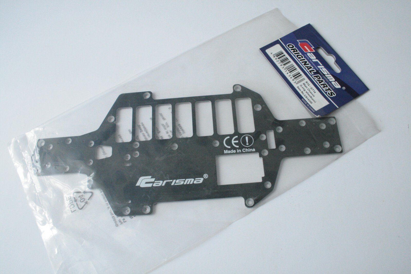 Carisma GT14 / R14 Touring Car Main Chassis Plate (Long Wheelbase) - CA14349