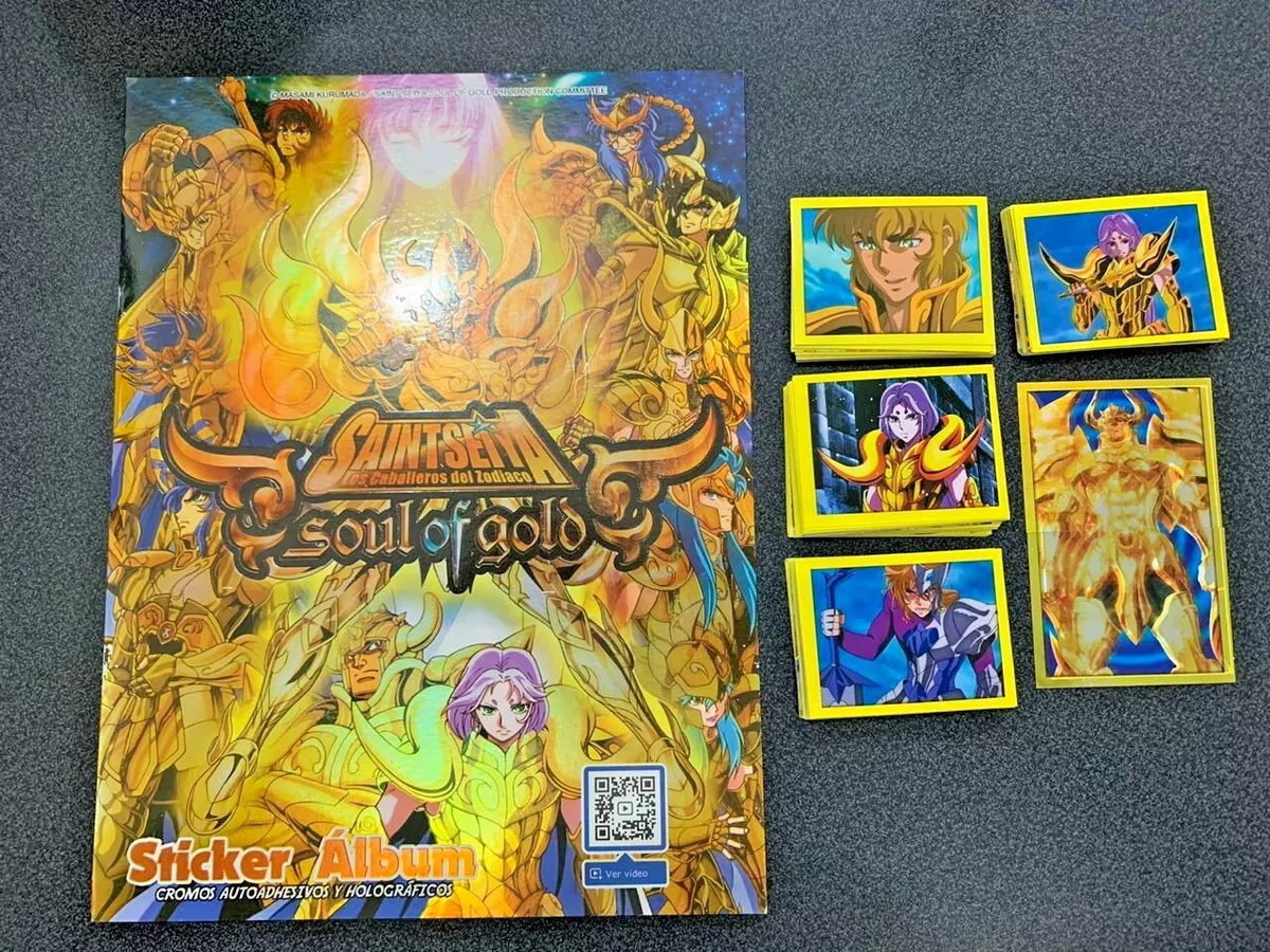 ALBUM SAINT SEIYA SOUL OF GOLD + SET COMPLETO