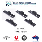 <!--F#f_0-->CUPBOARD & DOOR LOCK STRIKERS 5 PACK BLACK 9mm HIGH FOR CARAVAN STRIKER PLATES<!--F/-->
