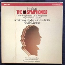 SCHUBERT : MANY OF THE 10 SYMPHONIES - 1984 - R-215041 - 4 LPs OF 7, INCOMPLETE