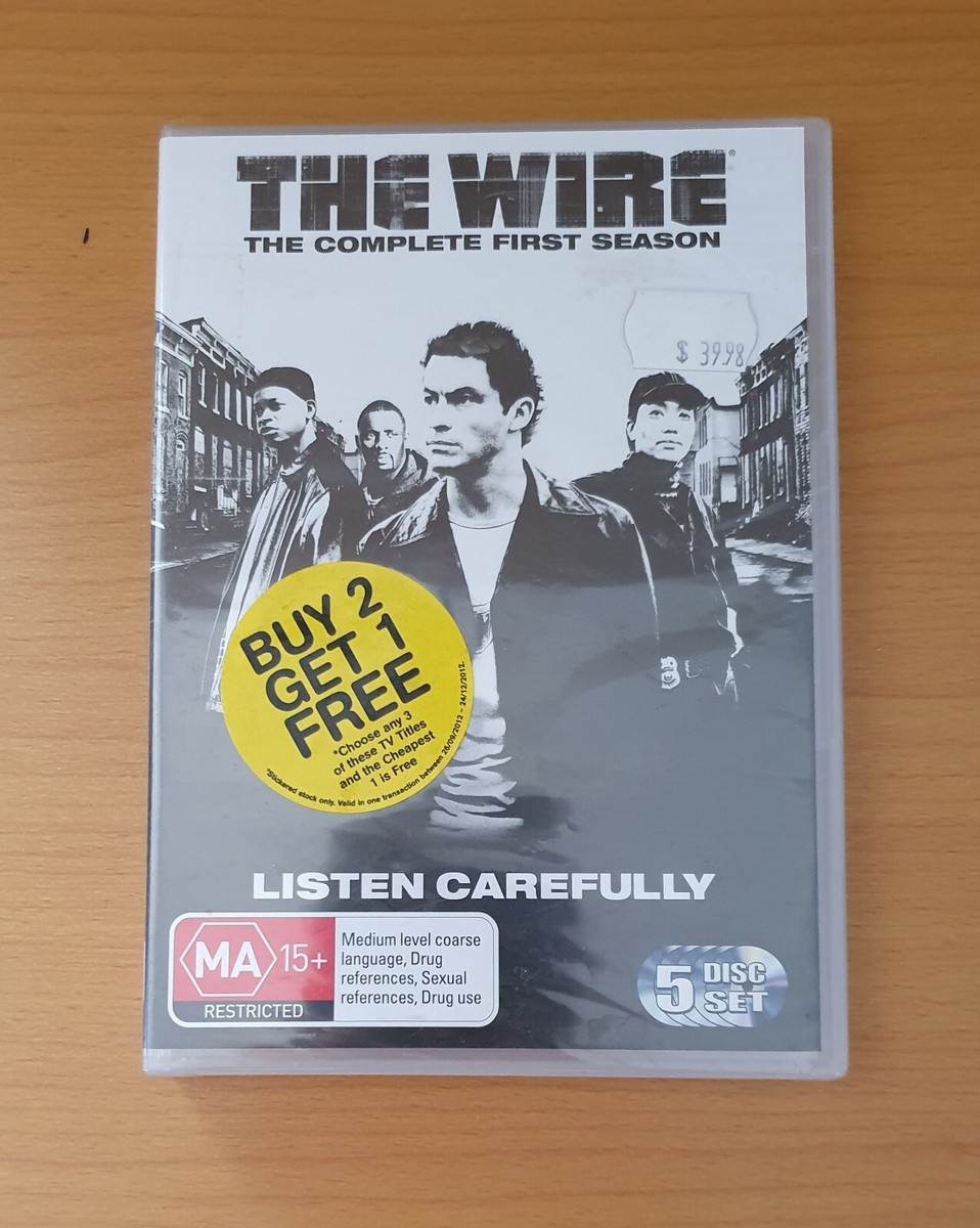 THE WIRE Season (DVD, Disc) 13 HOURS !! Drug Crime Drama